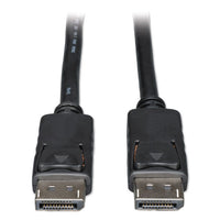 Displayport Cable With Latches (m-m), 4k X 2k 3840 X 2160 @ 60hz, 6 Ft.