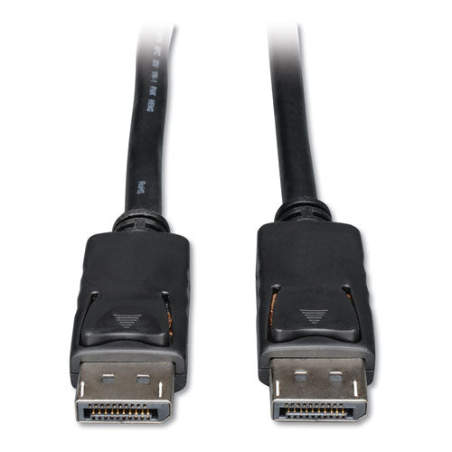 Displayport To Displayport Cable 4k With Latches (m-m), 4k X 2k @ 60 Hz, 10 Ft.