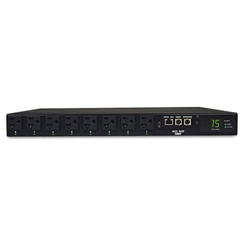 Single-phase Ats-switched Pdu With Lx Platform Interface, 8 Outlets, 12 Ft Cord