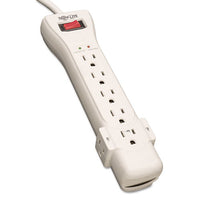 Protect It! Surge Protector, 7 Outlets, 6 Ft Cord, 1080 Joules, Light Gray