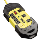 Protect It! Industrial Safety Surge Protector, 8 Outlets, 12 Ft Cord, 1500 J