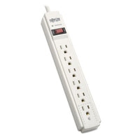 Protect It! Clamp-mount Surge Protector, 6 Outlets-2 Usb, 6 Ft Cord, 2100 J