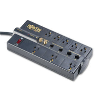 Protect It! Surge Protector, 8 Outlets, 10 Ft Cord, 3240 Joules, Rj45, Black