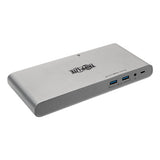Usb Type-c Docking Station, 3.5mm-displayport-hdmi-rj45-thunderbolt 3-usb A-usb C-vga, Silver