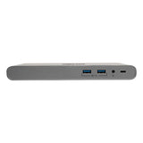 Usb Type-c Docking Station, 3.5mm-displayport-hdmi-rj45-thunderbolt 3-usb A-usb C-vga, Silver