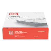 Printer Paper, 92 Bright, 20 Lb, 8.5 X 11, 500 Sheets-ream