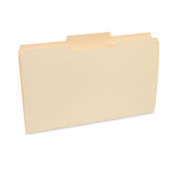 30% Recycled Top Tab File Folders, 1-3-cut Tabs: Assorted, Legal Size, Manila, 24-pack