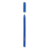 Ballpoint Pen, Stick, Medium 1 Mm, Blue Ink, Blue Barrel, 60-pack