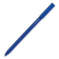 Ballpoint Pen, Stick, Medium 1 Mm, Blue Ink, Blue Barrel, 60-pack