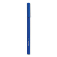Ballpoint Pen, Stick, Medium 1 Mm, Blue Ink, Blue Barrel, 60-pack