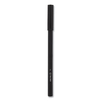 Ballpoint Pen, Stick, Medium 1 Mm, Black Ink, Black Barrel, 60-pack