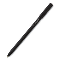 Ballpoint Pen, Stick, Medium 1 Mm, Black Ink, Black Barrel, 60-pack
