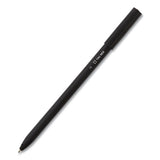 Ballpoint Pen, Stick, Medium 1 Mm, Black Ink, Black Barrel, 60-pack