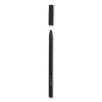Ballpoint Pen, Stick, Medium 1 Mm, Black Ink, Black Barrel, 60-pack