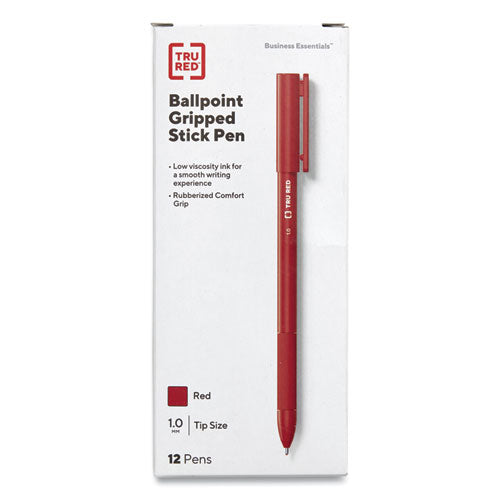 Pen,comfort,stic,red,12