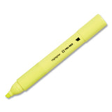 Pen Style Chisel Tip Highlighter, Yellow Ink, Chisel Tip, Yellow Barrel, 36-pack