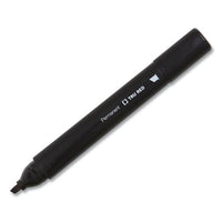 Permanent Marker, Tank-style, Medium Chisel Tip, Black, 36-pack