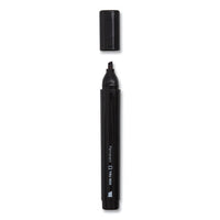 Permanent Marker, Tank-style, Medium Chisel Tip, Black, 36-pack