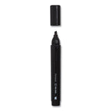 Permanent Marker, Tank-style, Medium Chisel Tip, Black, 36-pack