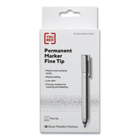 Permanent Marker, Pen-style, Extra-fine Needle Tip, Black, 36-pack