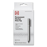 Permanent Marker, Pen-style, Extra-fine Needle Tip, Black, 36-pack
