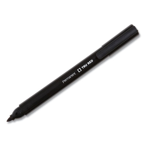 Permanent Marker, Pen-style, Fine Bullet Tip, Black, 36-pack