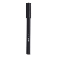 Quick Dry Gel Pen, Stick, Medium 0.7 Mm, Black Ink, Black Barrel, 5-pack