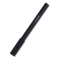 Quick Dry Gel Pen, Stick, Medium 0.7 Mm, Black Ink, Black Barrel, 5-pack