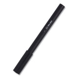Quick Dry Gel Pen, Stick, Medium 0.7 Mm, Black Ink, Black Barrel, 5-pack