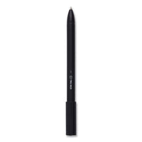 Quick Dry Gel Pen, Stick, Medium 0.7 Mm, Black Ink, Black Barrel, 5-pack
