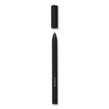 Quick Dry Gel Pen, Stick, Medium 0.7 Mm, Black Ink, Black Barrel, 5-pack