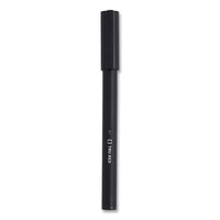 Quick Dry Gel Pen, Stick, Medium 0.7 Mm, Black Ink, Black Barrel, Dozen