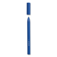 Quick Dry Gel Pen, Stick, Medium 0.7 Mm, Blue Ink, Blue Barrel, Dozen