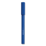 Quick Dry Gel Pen, Stick, Medium 0.7 Mm, Blue Ink, Blue Barrel, Dozen