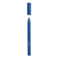 Quick Dry Gel Pen, Stick, Fine 0.5 Mm, Blue Ink, Blue Barrel, Dozen