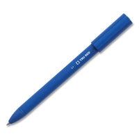 Quick Dry Gel Pen, Stick, Medium 0.7 Mm, Blue Ink, Blue Barrel, 5-pack