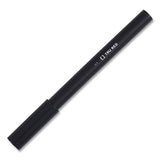 Quick Dry Gel Pen, Stick, Fine 0.5 Mm, Black Ink, Black Barrel, Dozen