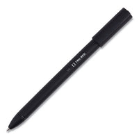 Quick Dry Gel Pen, Stick, Fine 0.5 Mm, Black Ink, Black Barrel, 5-pack