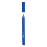 Quick Dry Gel Pen, Stick, Fine 0.5 Mm, Blue Ink, Blue Barrel, 5-pack