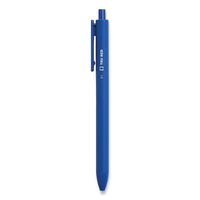 Quick Dry Gel Pen, Retractable, Medium 0.7 Mm, Blue Ink, Blue Barrel, 5-pack