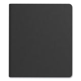 Soft-cover Notebook Folio Set, Narrow Rule, Black Cover, 11 X 8.5, 80 Sheets