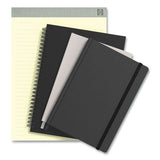 Soft-cover Notebook Folio Set, Narrow Rule, Black Cover, 11 X 8.5, 80 Sheets