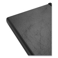 Flexible-cover Business Journal, Dot Rule, Black Cover, 8 X 5.5, 128 Sheets