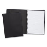 Soft-cover Notebook Folio Set, Narrow Rule, Black Cover, 9.5 X 6.5, 80 Sheets