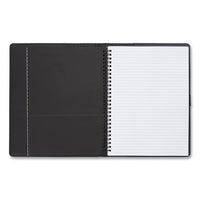 Soft-cover Notebook Folio Set, Narrow Rule, Black Cover, 9.5 X 6.5, 80 Sheets