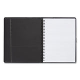 Soft-cover Notebook Folio Set, Narrow Rule, Black Cover, 9.5 X 6.5, 80 Sheets