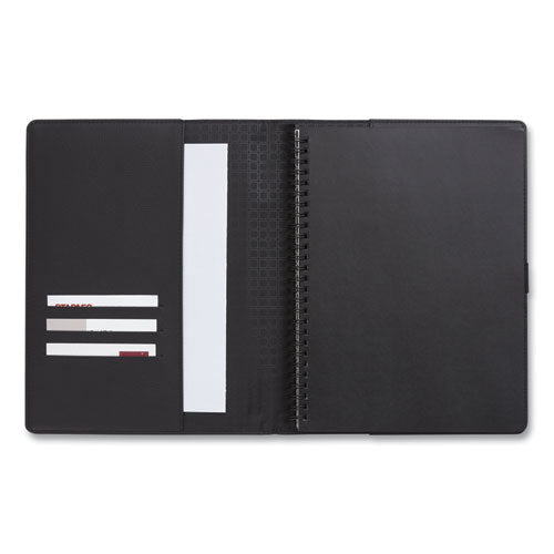 Soft-cover Notebook Folio Set, Narrow Rule, Black Cover, 9.5 X 6.5, 80 Sheets