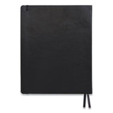 Flexible-cover Business Journal, Dotted Rule, Black Cover, 8 X 10, 128 Sheets