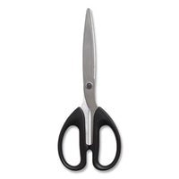 Stainless Steel Scissors, 7" Long, 2.64" Cut Length, Assorted Straight Handles, 2-pack