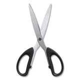 Stainless Steel Scissors, 7" Long, 2.64" Cut Length, Assorted Straight Handles, 2-pack